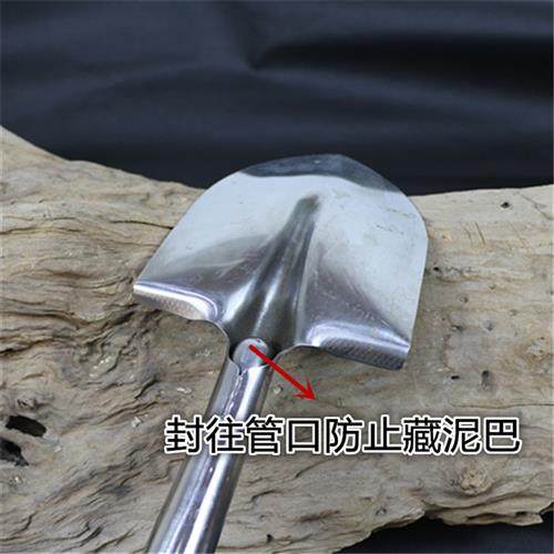 厂促厂促高档园艺园林工具尖头铁锹园艺铲M子园艺锹不锈钢铲铁锨