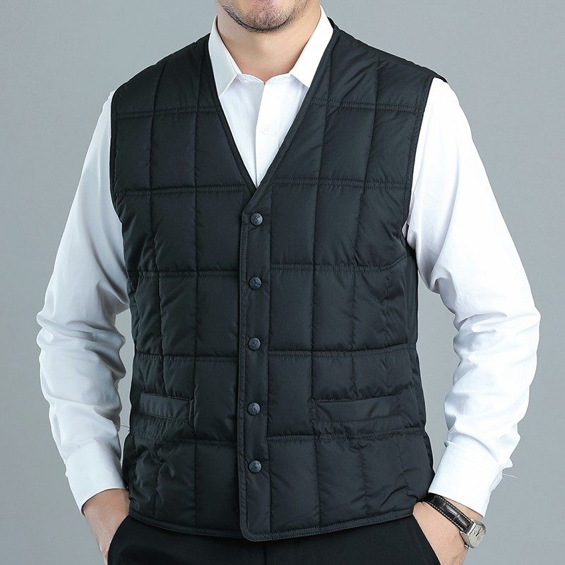 秋冬款中老年人男士马甲加肥大码特体父亲棉坎肩内穿爷爷保暖马夹,男装,常规马甲,淘宝优惠券,粉丝福利购,淘宝优惠卷