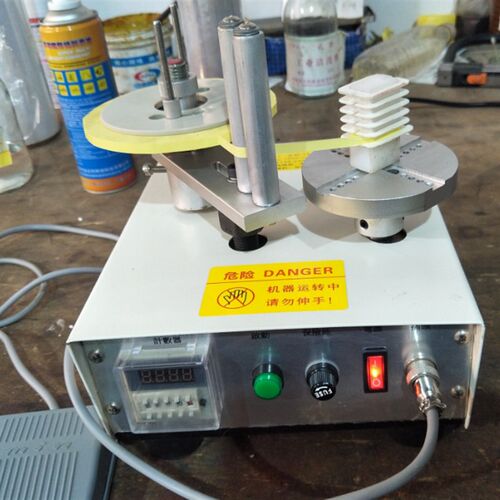 TM-1000变压器半q自动包胶机手动包胶机铁芯磁芯线包半自动包胶机