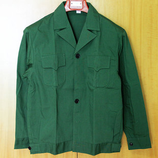 春秋款纯棉长袖工作服男装车间服装民工服装劳动服