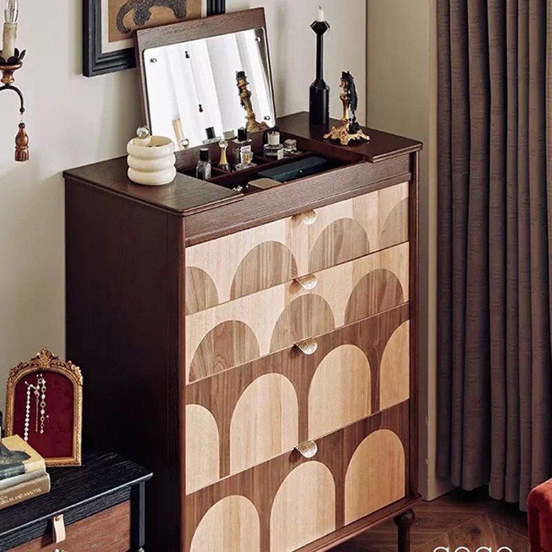 法式复古风实木斗l柜梳妆柜卧室美式装饰柜拼花收纳储物抽屉五斗,住宅家具,斗柜,淘宝优惠券,粉丝福利购,淘宝优惠卷