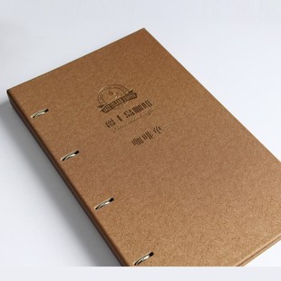 菜单设计制作定做定制活页皮质外壳饭店酒店菜谱本菜单本菜牌餐牌