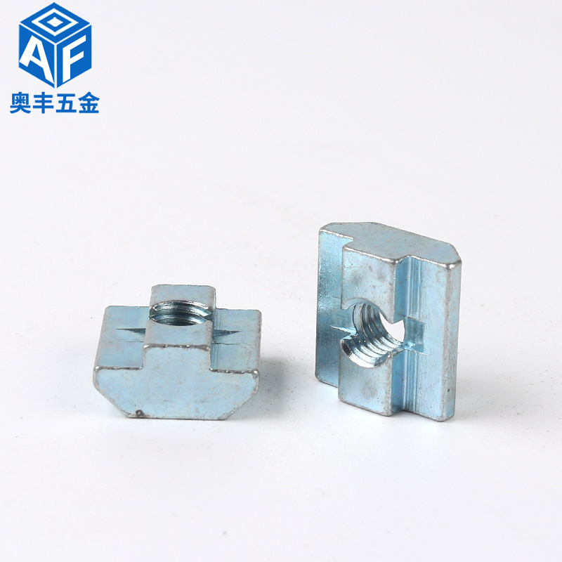 。欧方M螺母M6标T螺母滑块螺母型铝型材/装预埋先型30/40滑块螺母