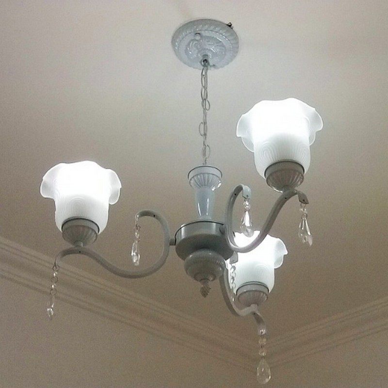 欧式铁艺灯饰客厅玻璃灯罩吊灯卧室吊灯温馨浪漫 现代简约公主,家装灯饰光源,客厅吊灯,淘宝优惠券,粉丝福利购,淘宝优惠卷