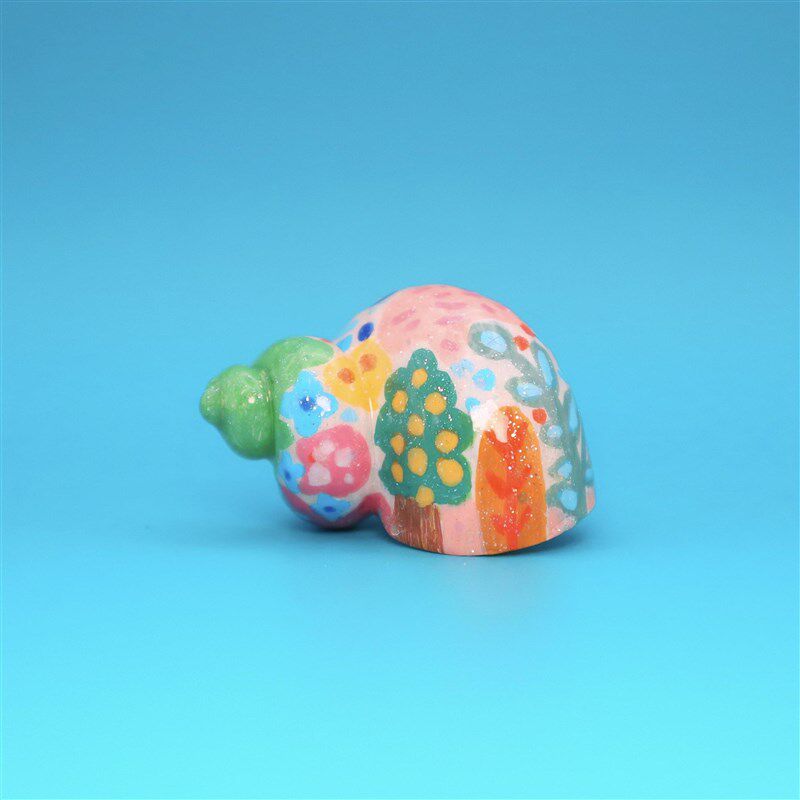 寄居蟹替换壳DIY手工定制创意手绘观赏蟹宠物专用品可爱精致彩色