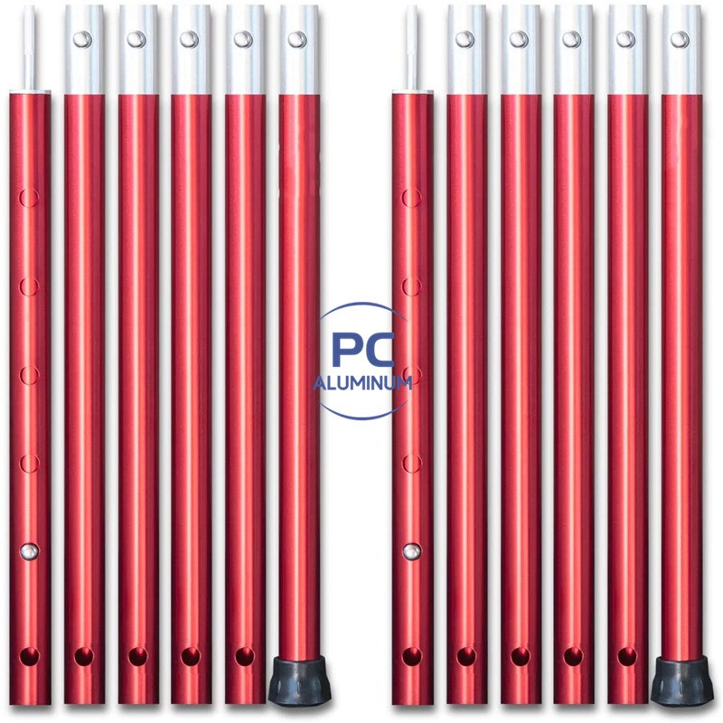 25MM长度70icm-230cm可以调节帐篷杆红色黑色绿色咖啡色