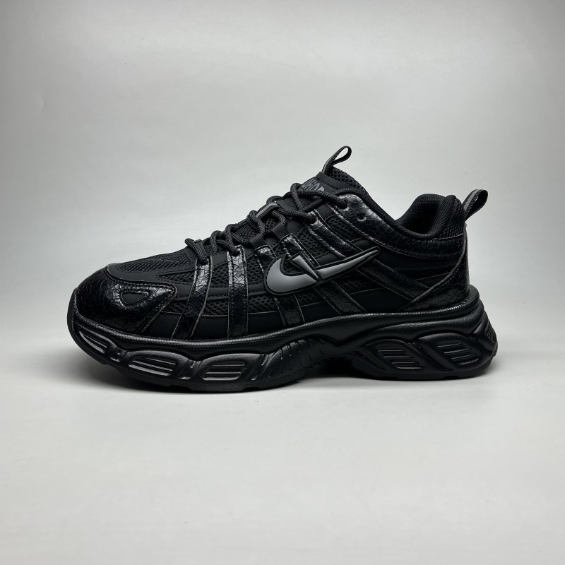 稀缺外贸春夏季透气新款老爹鞋男鞋厚底防滑减震运动鞋黑色旅游鞋