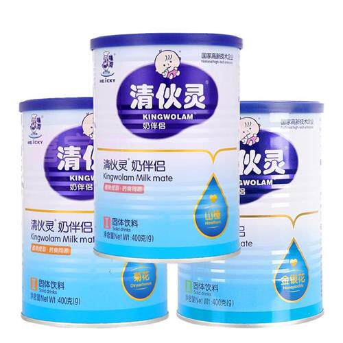 味奇清伙灵奶伴侣400g罐装清清宝颗粒菊花山楂金银花