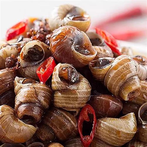 麻辣田螺开袋即食香辣螺蛳肉炒嗦螺儿时怀旧小零食lq二6