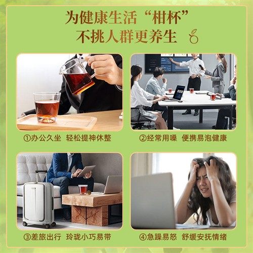 【拍1发2】润元昌人生百味正宗新会梅江头采小青柑普洱茶送礼罐装