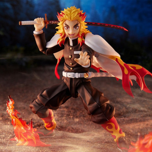 鬼灭之刃手办figma 553炼狱杏寿郎炎柱关节可动动漫模型桌面摆件