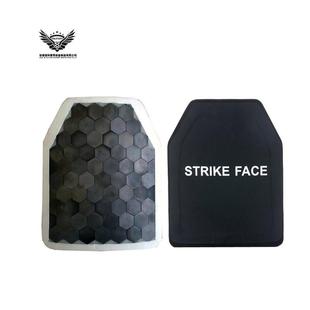 谐和厂家供应战术背心使用防弹插板PE+碳化硅材质五级六级保护