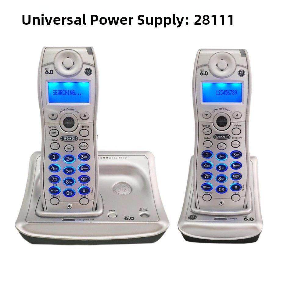 家用座机单机子母机数字无绳电话 办公无线固话进口一拖一电话机