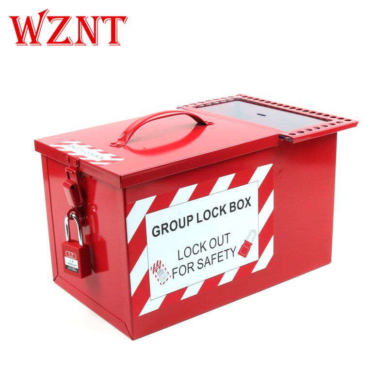WZNT锁具箱便携式工业锁具工作站 组合包手提管理共锁箱