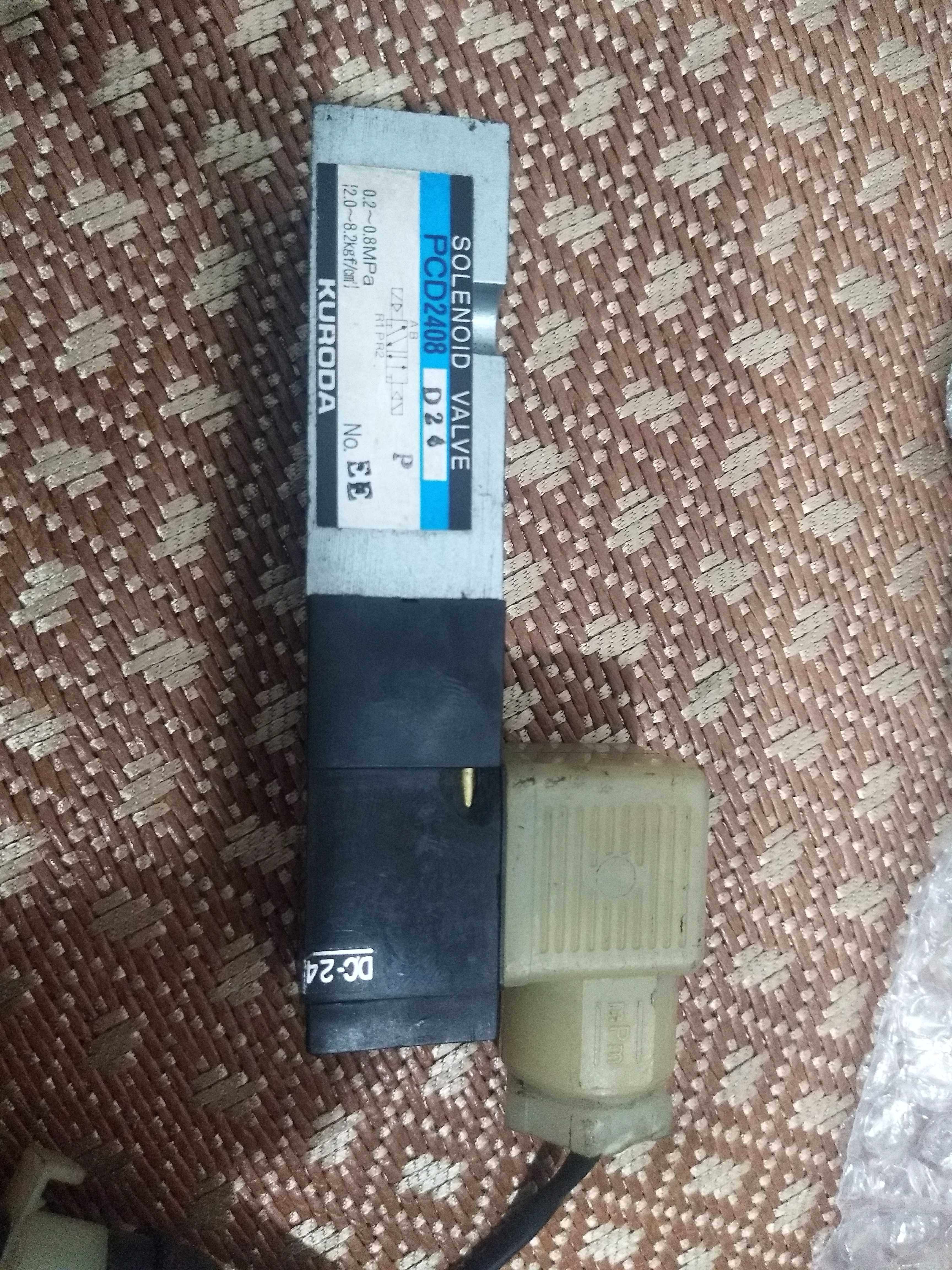 KURODA PCD2408 电磁阀 进口拆机件 DC24V 性能好,成色一般