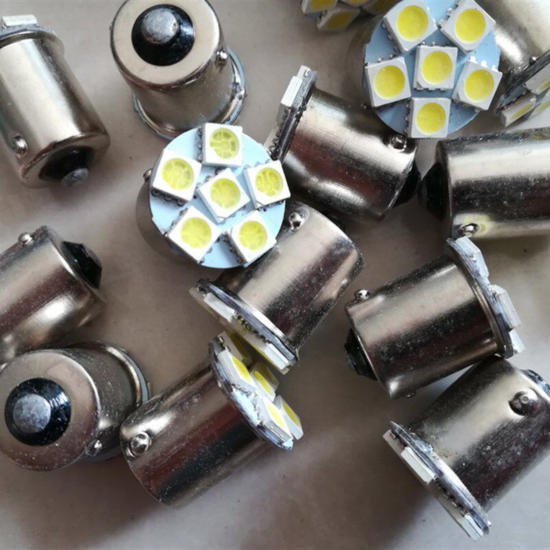 12v24v超亮led灯泡2405转向灯泡平角灯泡单尾汽车货车改装灯光