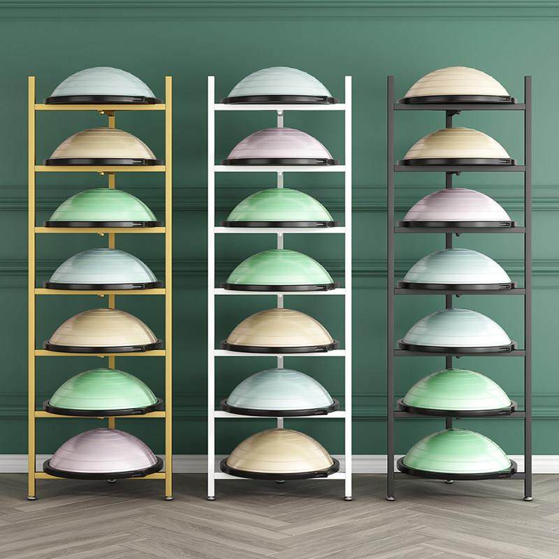 多层波速球收纳支架瑜伽球半圆球置物架甜甜圈平衡球整理大球架子