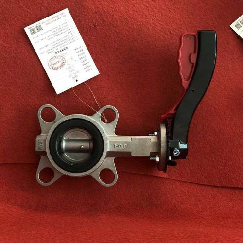 不锈钢手柄对夹蝶阀D71X-16P软密封中线手柄蝶阀手柄对夹蝶阀