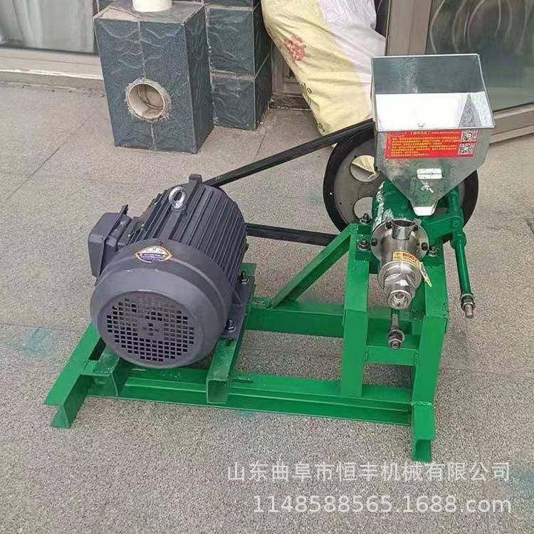 小型商用流动摆摊谷物杂粮食品膨化机七用多功能玉米膨化机