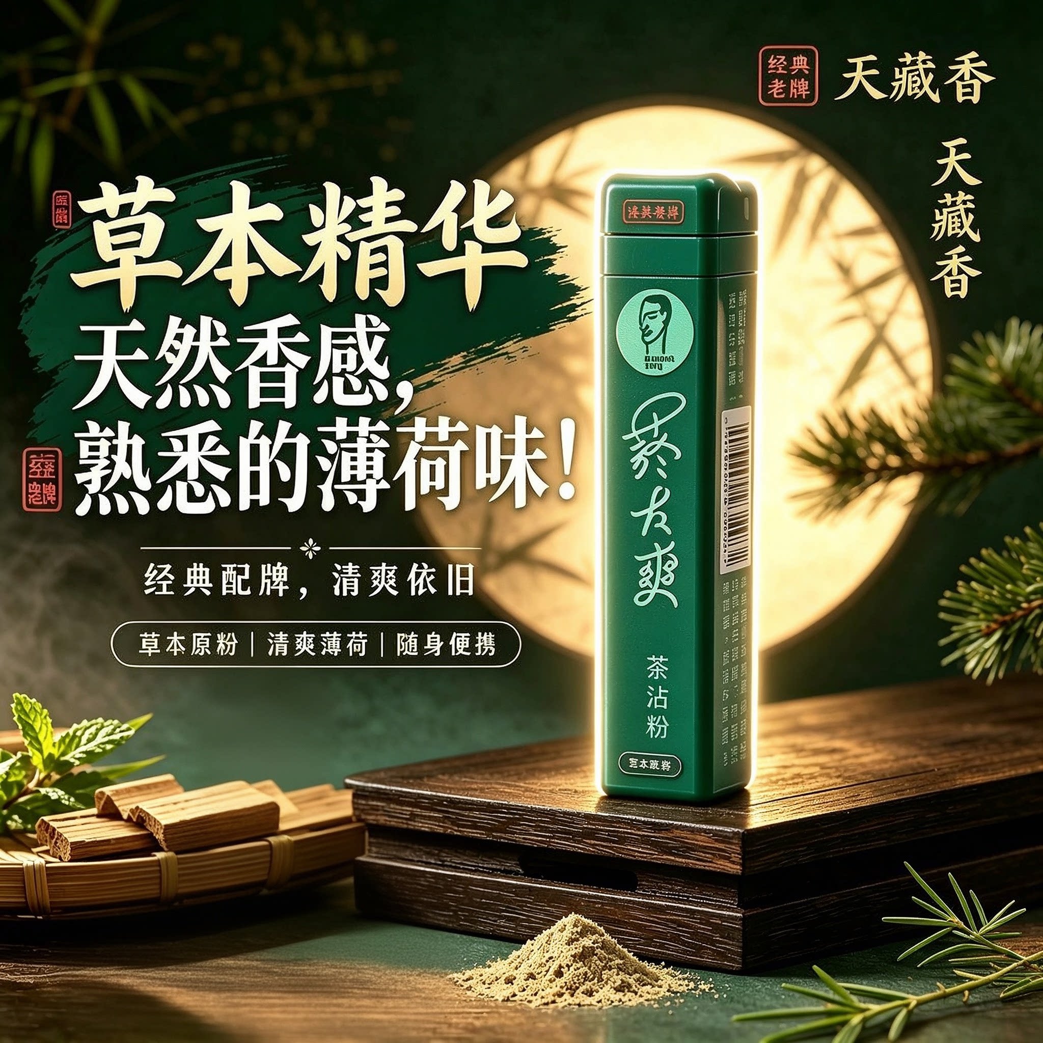 台湾菸友爽烟沾粉烟友爽粘粉正品天藏香鼻烟粉清凉薄荷提神润喉
