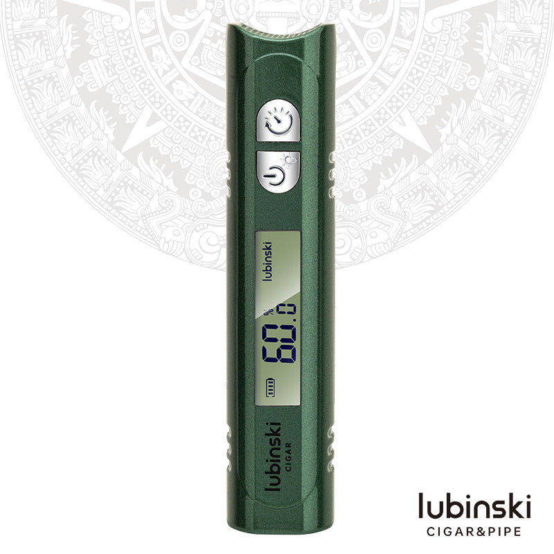 鲁宾斯基多功能雪茄测湿器高灵敏度便携可充电式湿度测量仪礼盒装