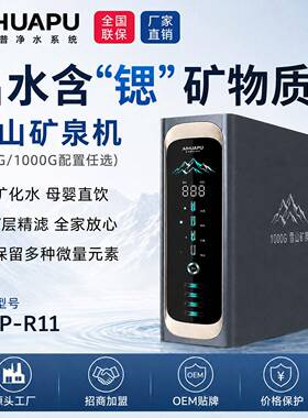 富锶矿化RO反渗透净水器厨下式家用直饮纯水机自来水过滤器厂家