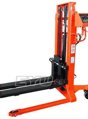 EY-HSW1020称重式堆高车带电子秤计重量手动液压堆高叉车搬运车