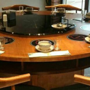 餐桌转盘钢化玻璃家用圆桌饭台带旋转饭桌园台面底座桌子圆盘桌面