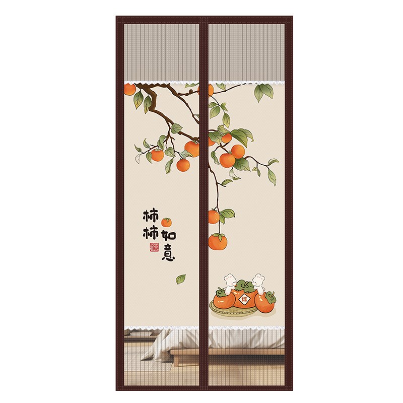 夏季防蚊门帘隐私魔术贴自粘免打孔磁吸家用卧室通风W纱门隔断门