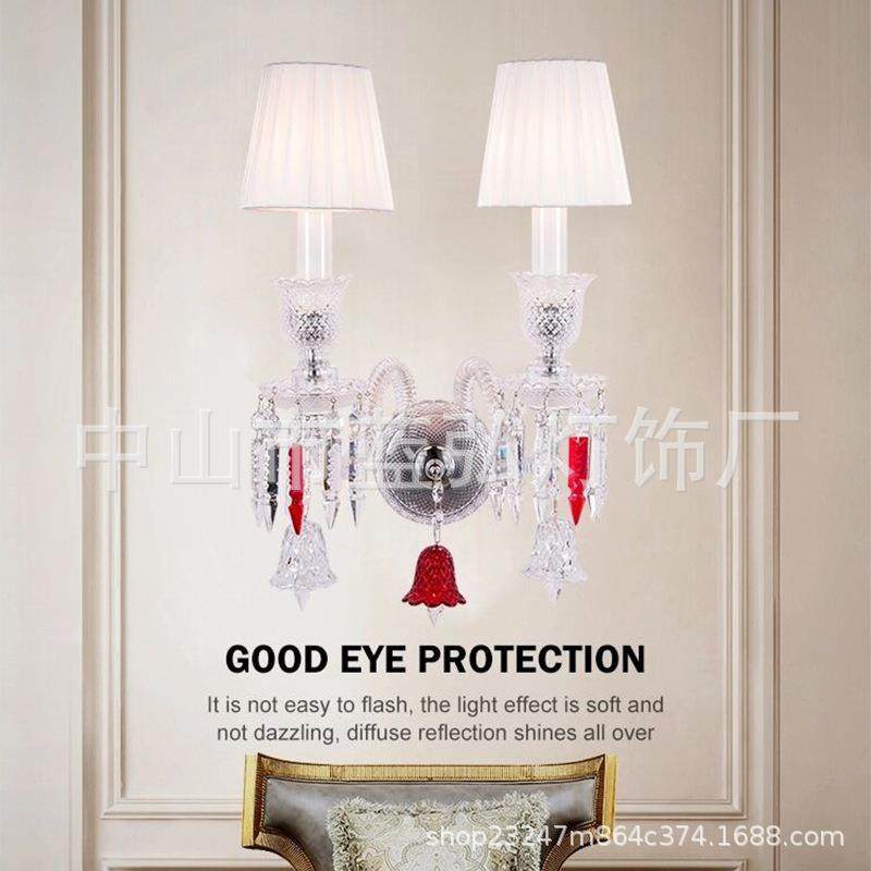 欧式灯具后现代简约客厅墙壁灯北欧卧室床头灯过道玄关灯