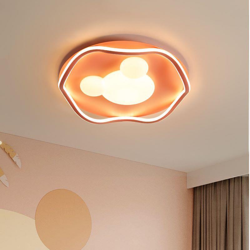 全光谱现代简约创意吸顶灯卧室灯新款led书房灯护眼奶油风儿童灯