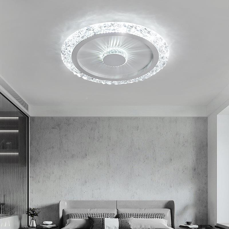 新gj-34房间主卧室吸灯现代简顶约2025款水晶轻奢温馨餐厅过灯道