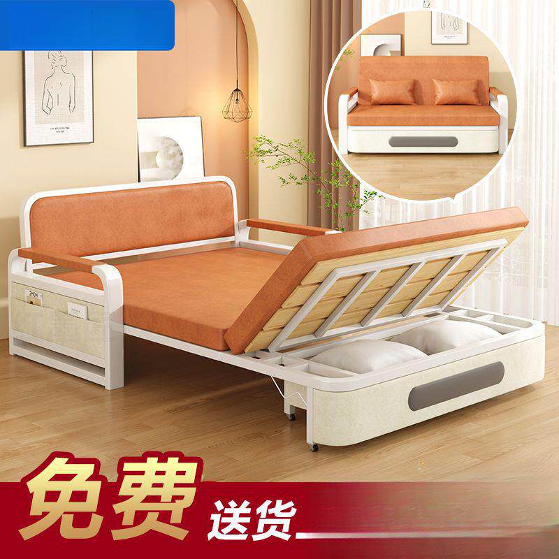 1米小盛越2的叠沙发床折叠伸缩一体户可型两用阳台单人多功折能新