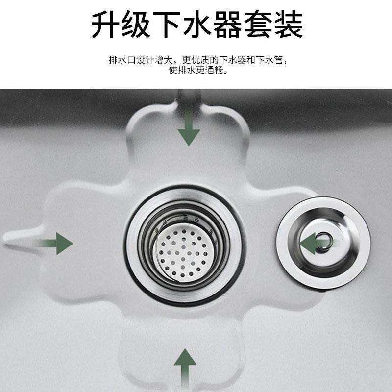 L7商钢用不锈拖把857池家用长方形拖池布学校工厂堂食带架子水槽