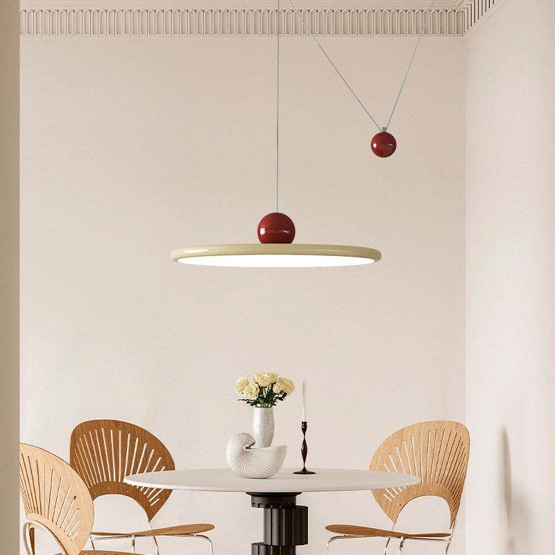 全光谱护眼厅吊灯2款02餐新款餐桌灯434奶油风5新飞碟灯法式饭厅,家装灯饰光源,智能吊灯,淘宝优惠券,粉丝福利购,淘宝优惠卷