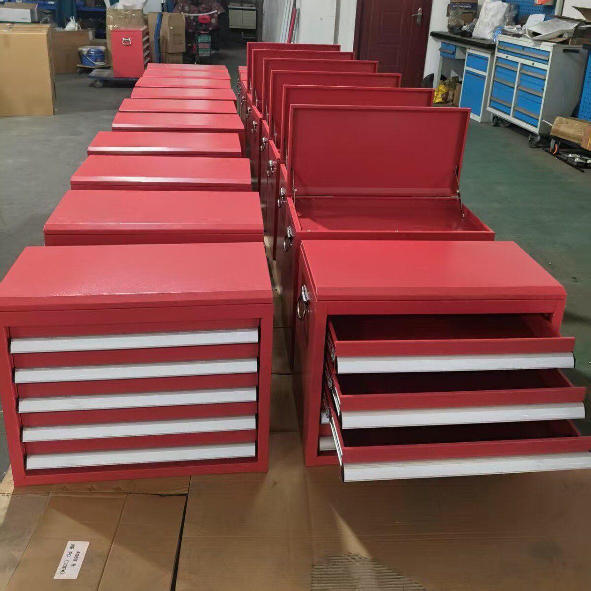 移动工具车工具柜维修工具柜多功能抽屉式五抽加厚汽修工具箱重型