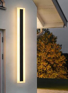 跨条境体太阳能户外线一条洗墙灯花园院围2001F-一墙室外庭灯长壁