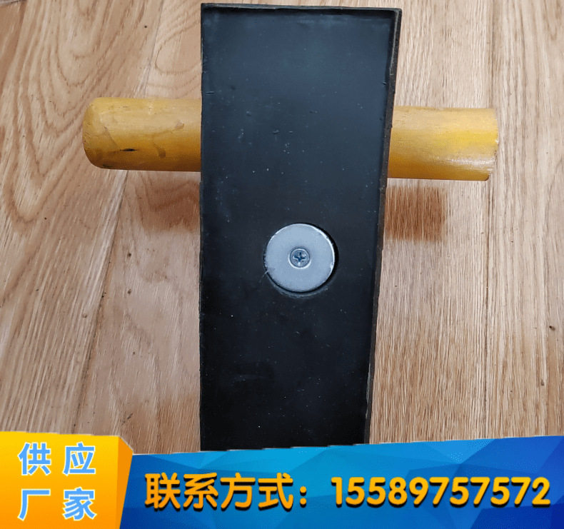 带磁铁止轮便携式橡胶三角木防溜橡胶止轮器车辆减速器橡胶车轮塞