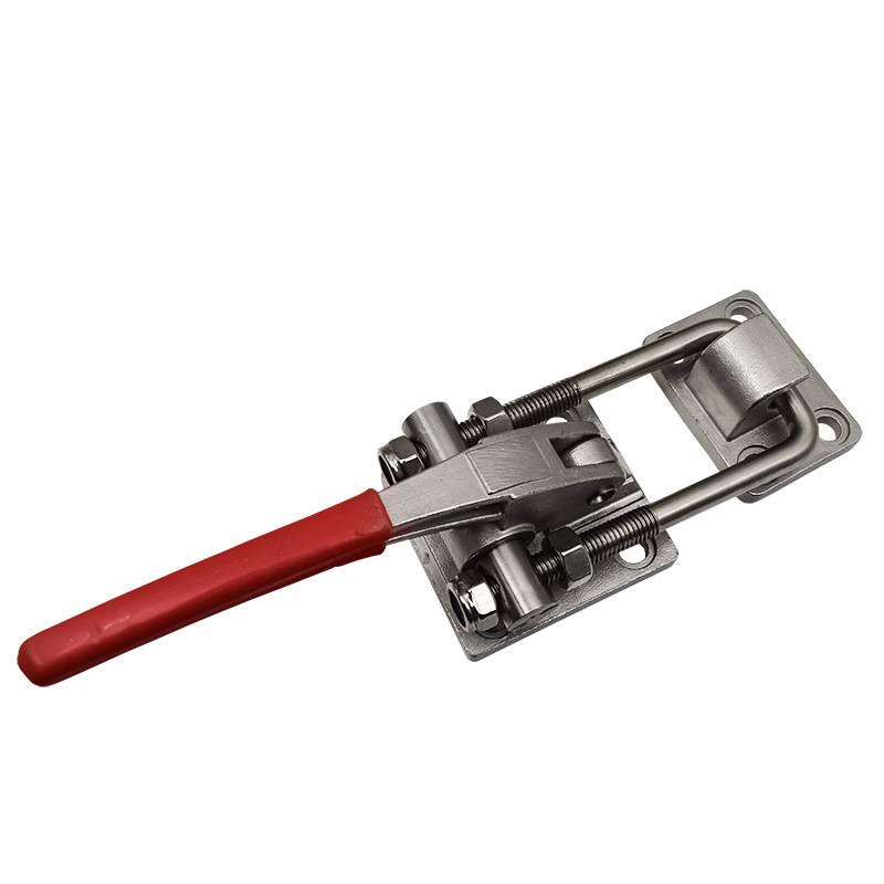 304不锈钢快速夹具固定压紧器40380重型锁扣门栓式工装夹钳工厂