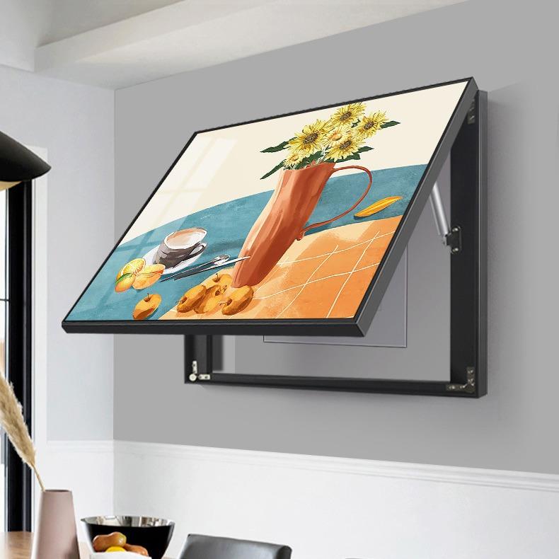 现代简约配电箱装饰画日式总开关电表箱挂画免打孔遮挡弱电箱壁画