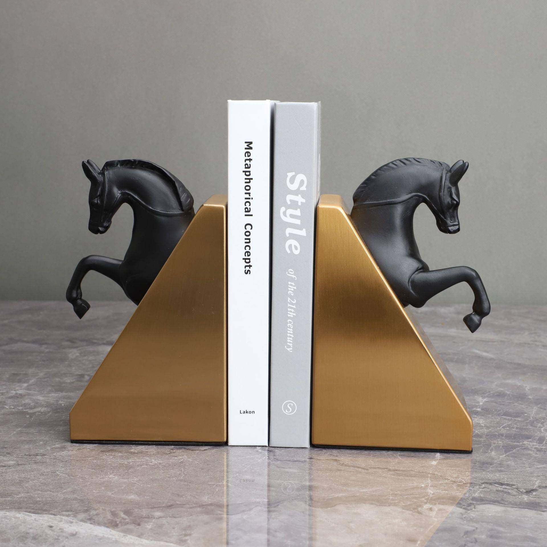 现代简约树脂马头书挡样板房办公室卧室书房客厅电视柜桌面摆件,自行车/骑行装备/零配件,更多零件/配件,淘宝优惠券,粉丝福利购,淘宝优惠卷