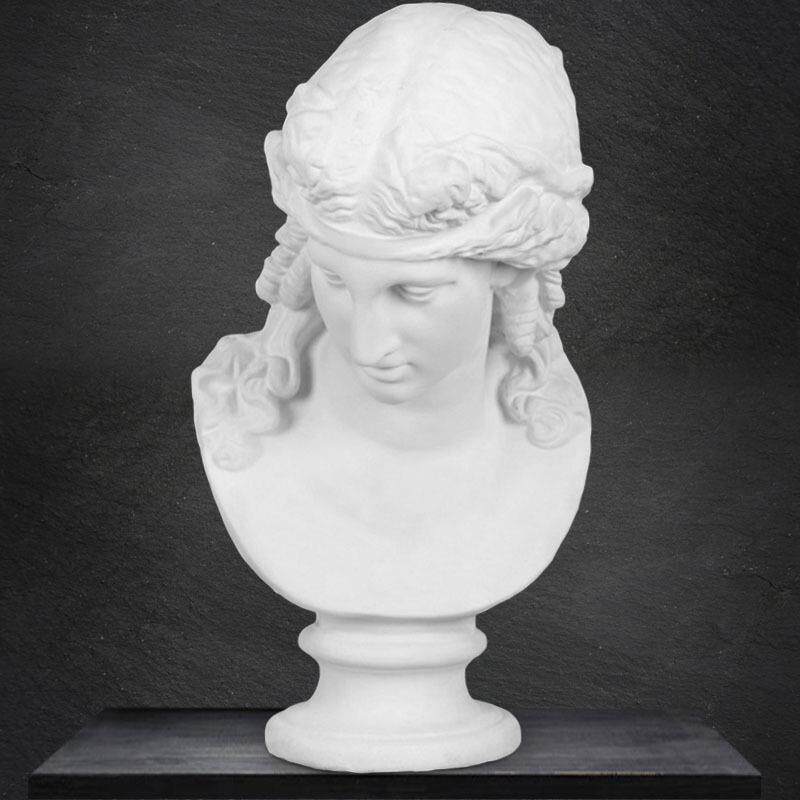 艺伯乐70cm阿里亚斯石膏像头像美术素描用品教具石膏雕塑雕像摆件