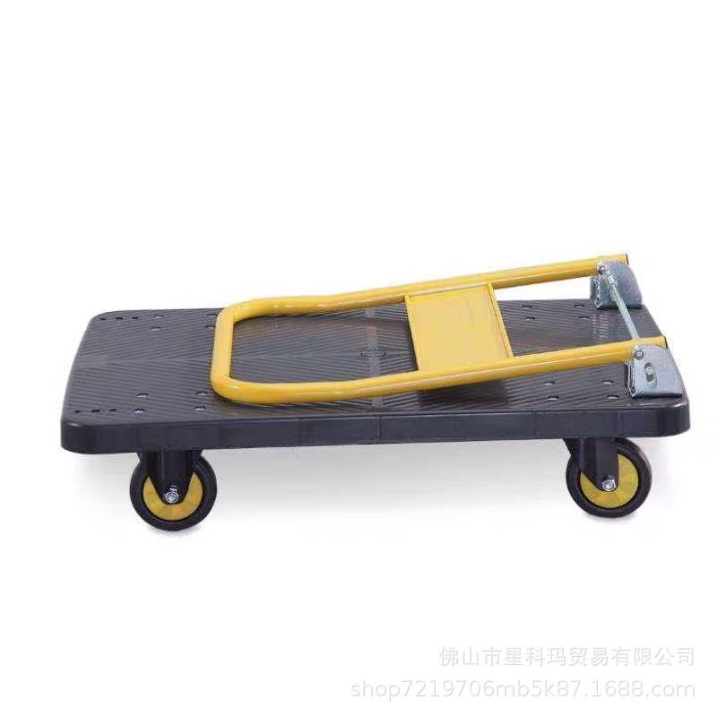 华强小推车拉货折叠搬运车平板车手推货车便携家用轻便小拖车静音