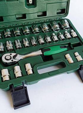 汽修3工具套筒扳手套装72齿快套工速扳BUA手好力特2件筒头组合具