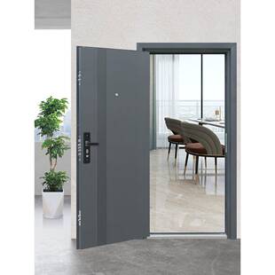 防盗出门进户门单入户84母门家用租房间钢质大门子门室内外工程开