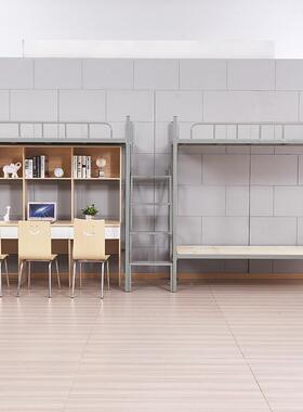 校上下铺不锈学钢宿职员工高低工双层不锈钢床铁艺床舍bxgc-002拆