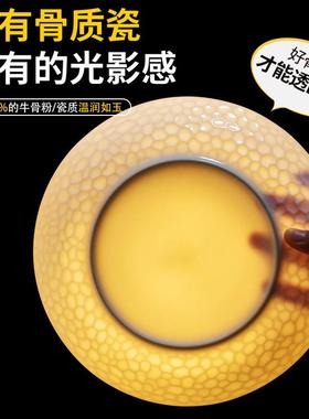 瓷盘子家用骨简约加组厚防烫可微波水果沙拉盘DLL餐浮具合圆深菜