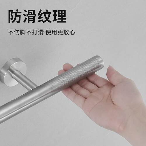 卫间搓脚杆30搓不锈钢拉丝玄4关入户脚UYZ踏杆淋浴房蹬脚器生脚