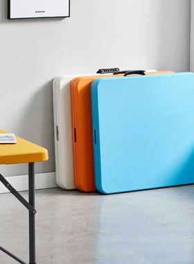 F96T595S折叠桌摊家子摊用便携式户外野餐摆长条正方形地桌简易户