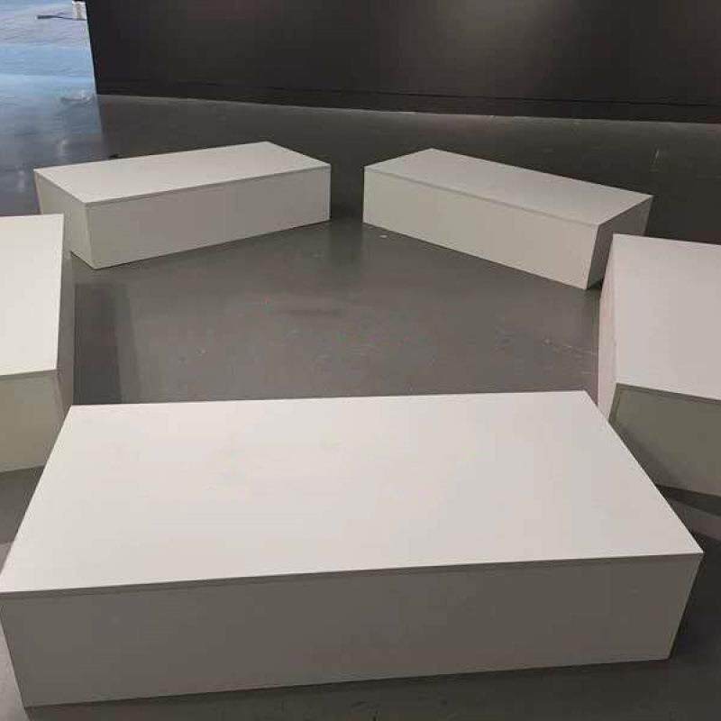 JOK质木特底座展示台脚台子模直播站台踩正方形服装店橱窗展示